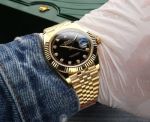 TW Factory ROLEX 2824  High Quality Black 41MM Watch where to buy fake Rolex watches USA